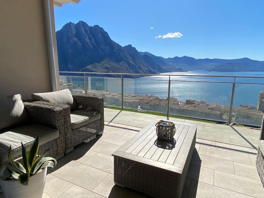 Piccolo Paradiso Vista Lago Con Piscina Privata Riva di Solto Eksteriør bilde