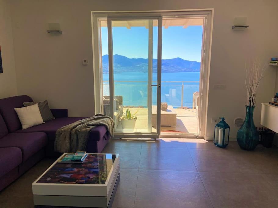 Piccolo Paradiso Vista Lago Con Piscina Privata Riva di Solto Eksteriør bilde